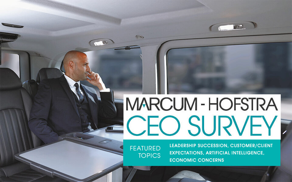 Inside Public Accounting reported that “CEOs are feeling slightly more optimistic,” according to the latest Marcum-Hofstra survey of middle-market executives.