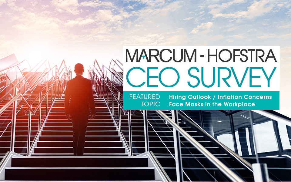 WSHU public radio covered the results of the latest Marcum-Hofstra CEO Survey.