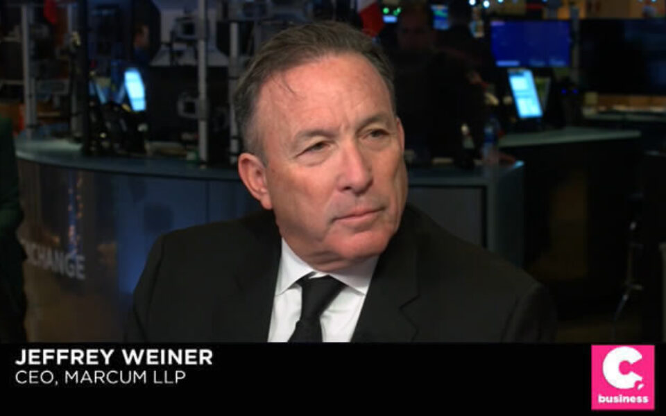 Marcum Chairman and CEO Jeffrey Weiner appeared on Cheddar TV Opening Bell to discuss market moving news.