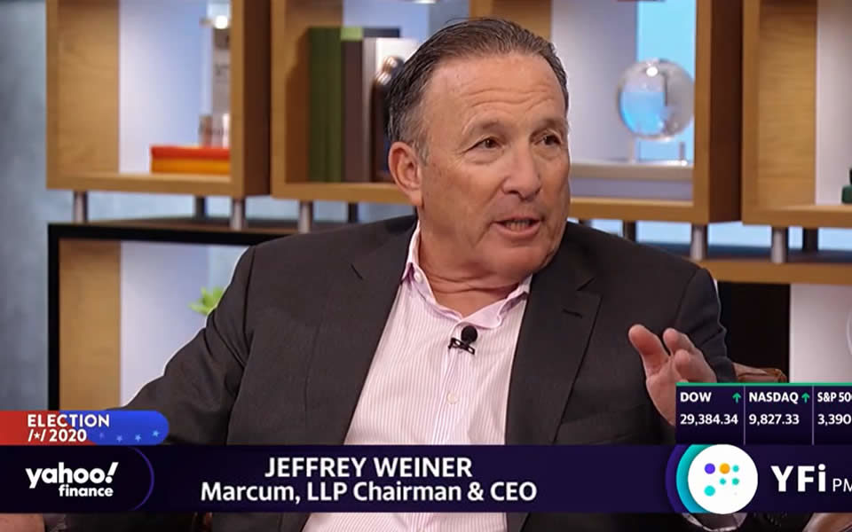 Chairman & CEO Jeffrey Weiner appeared as a guest panelist on Yahoo! Finance, covering business news of the day.