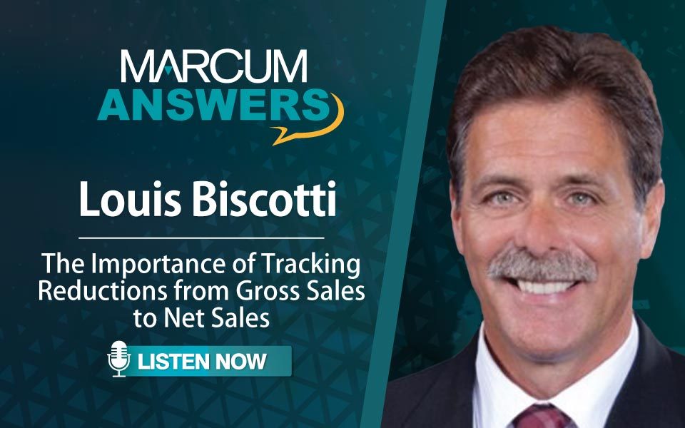 The Importance of Tracking Reductions from Gross Sales to Net Sales