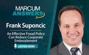 Marcum Answers: Frank Suponcic