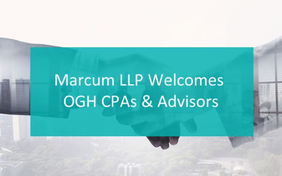 South Florida Business Journal announced that CPA firm OGH of Coral Gables joined Marcum’s Southeast Region.
