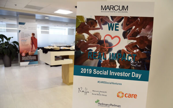 The Georgetown Dish reported on the Marcum-CARE Social Investors Day at Marcum’s Washington DC office, which was dedicated to promoting impact investing.