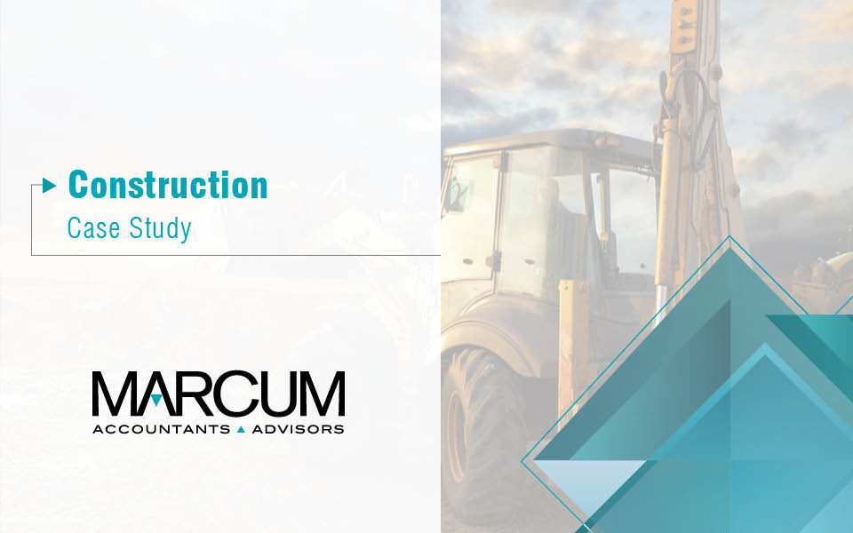 Marcum Helps Construction Business Increase Bonding Program through Fixed Asset Analysis