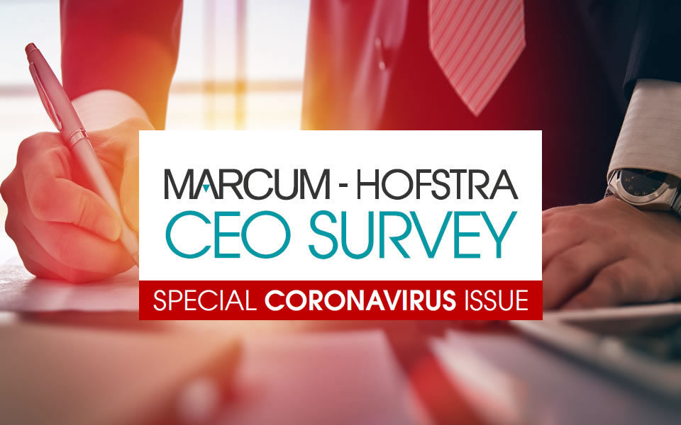 CEOs Report Production and Supply Chain Disruptions from Coronavirus, in Marcum-Hofstra Survey
