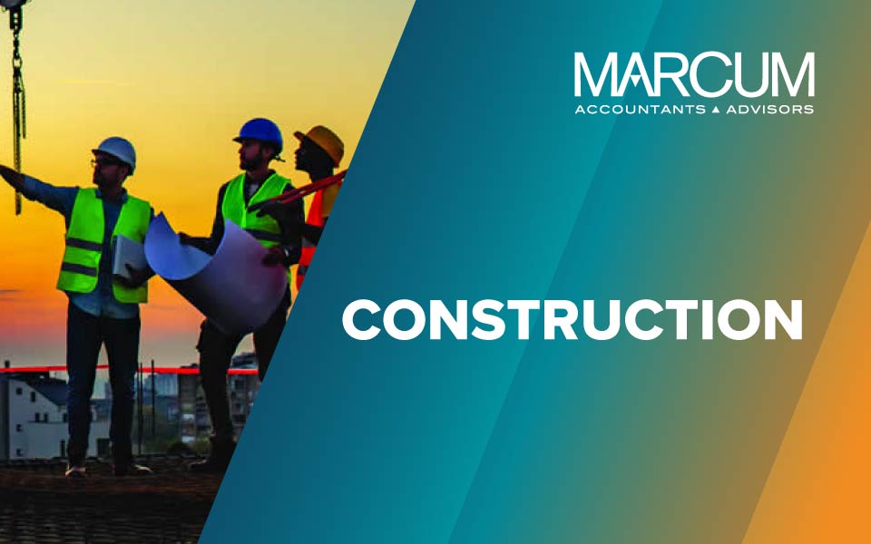 Marcum LLP Awarded Associate of the Year by Associated Builders & Contractors of Connecticut; Joseph Natarelli Named to CT ABC Board of Directors