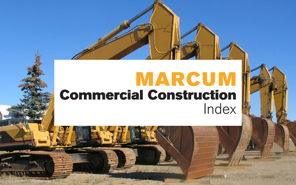 Electrical Construction & Maintenance reported the results of the Marcum Commercial Construction Index for the first quarter.