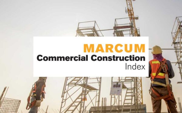 ForConstructionPros.com reported the findings of the Marcum Commercial Construction Index for the first quarter of 2021.
