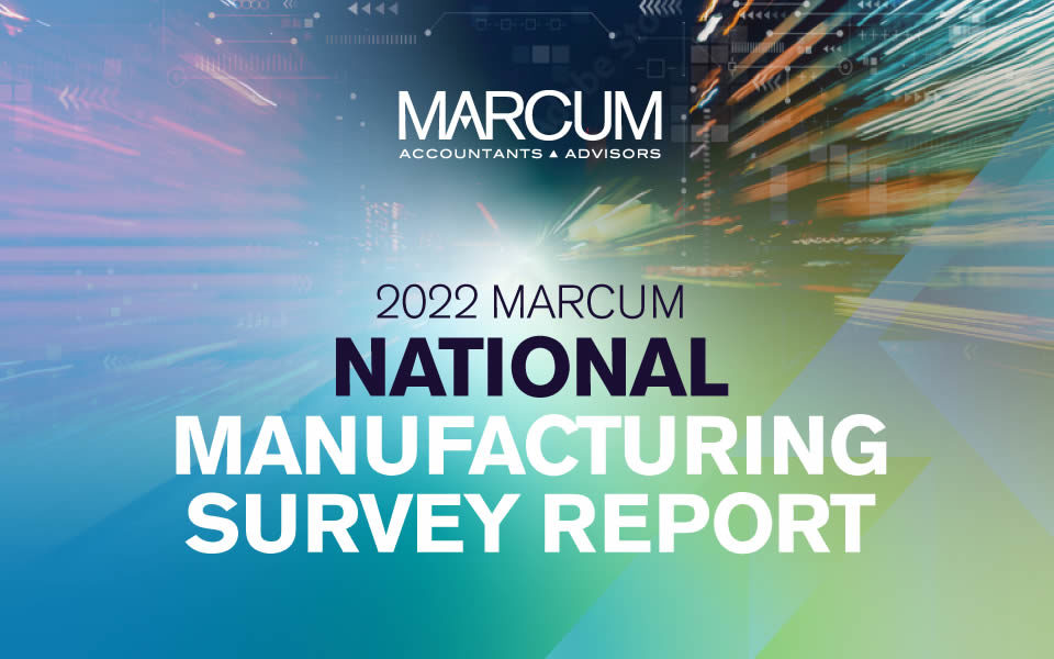 Manufacturers are Optimistic, Finds Marcum Survey