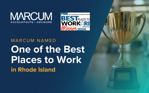 Marcum LLP Named One of the Best Places to Work in Rhode Island
