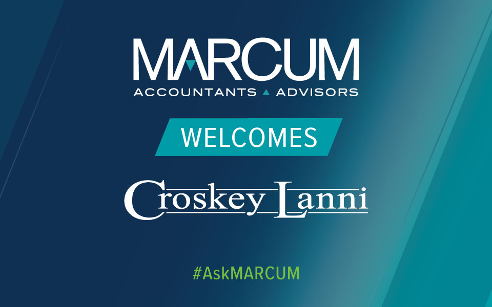 Marcum LLP Expands into Michigan with Strategic Acquisition of Croskey Lanni PC