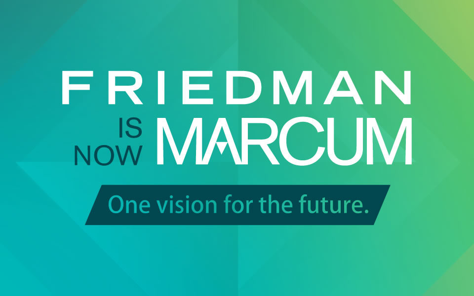South Jersey Biz profiled Marcum’s expanded New Jersey presence, following the Firm’s merger with Friedman LLP.