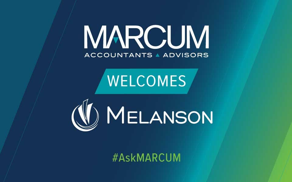 Melanson Merges Into Marcum