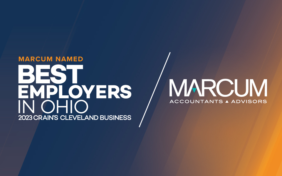 Marcum Earns Top 10 Spot as Best Employer in Ohio