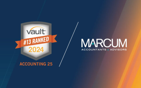 Marcum Holds Top Rankings in Annual Vault Accounting Firm Survey, Climbs in Prestige