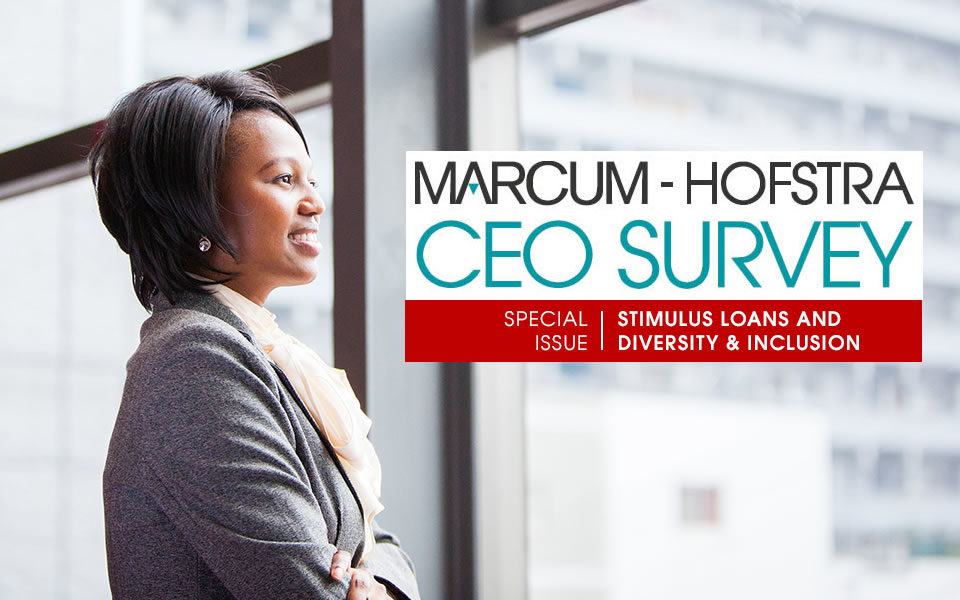 CEOs Discuss Economic Stimulus and Racial Equality, in Marcum-Hofstra Survey