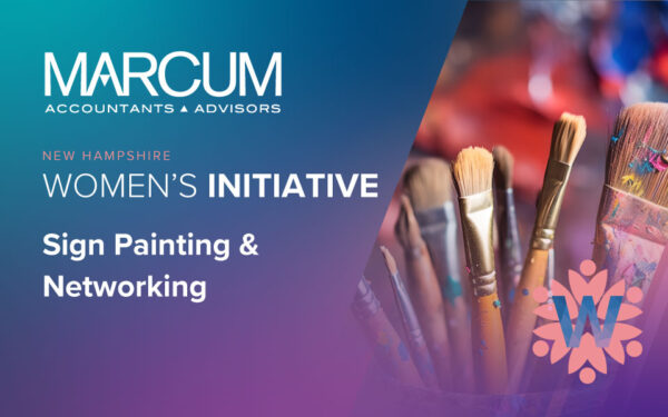 Marcum Women’s Initiative: Sign Painting & Networking
